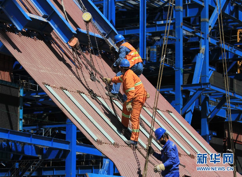 內蒙古：煤制乙二醇項目施工忙