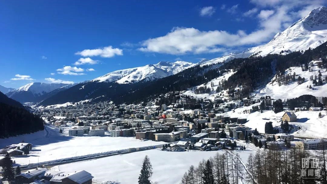 △瑞士，達(dá)沃斯小鎮(zhèn)。