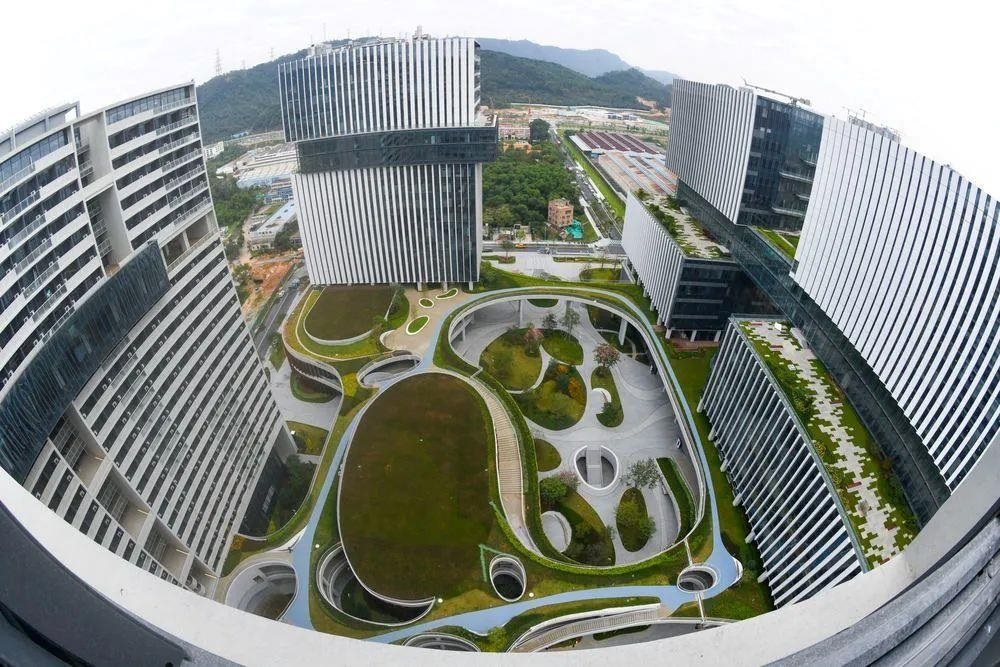 △位于深圳的光明科學城啟動區(qū)。預計今年啟動區(qū)的合成生物大科學裝置將部分投入使用。