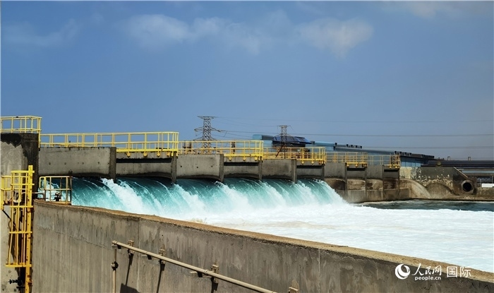 圖為取排水工程項(xiàng)目一景。人民網(wǎng)記者管克江攝