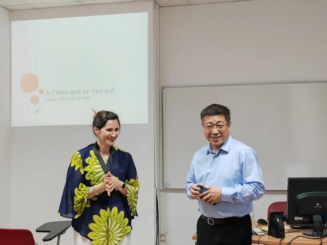 里斯本大學(xué)孔子學(xué)院組織漢語角活動(dòng)。 圖片來源：里斯本大學(xué)孔子學(xué)院公眾號(hào)