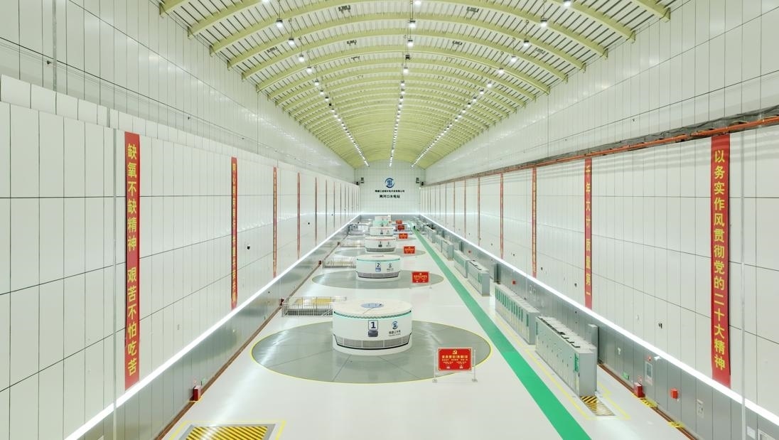 雅礱江兩河口水電站地下廠房。受訪者供圖