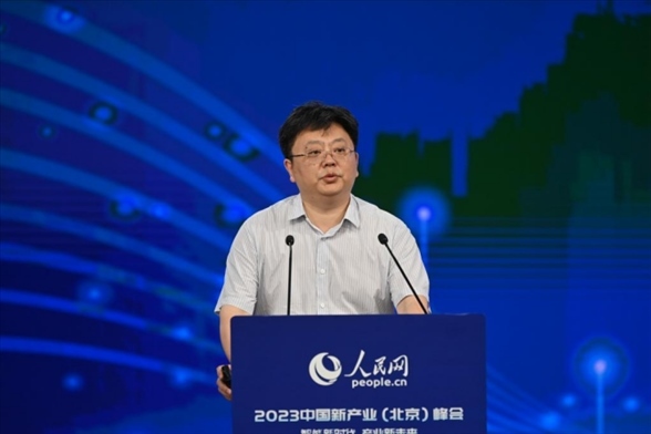 傳播內(nèi)容認(rèn)知全國重點實驗室首席科學(xué)家張勇東。人民網(wǎng)記者 于凱攝