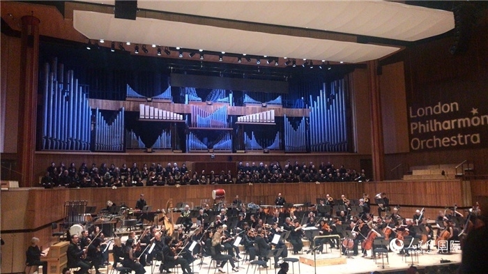 《敦煌·慈悲頌》在倫敦演出。人民網(wǎng) 余穎攝