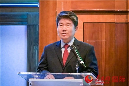 李立言致辭。人民網(wǎng) 郭錦標(biāo)攝