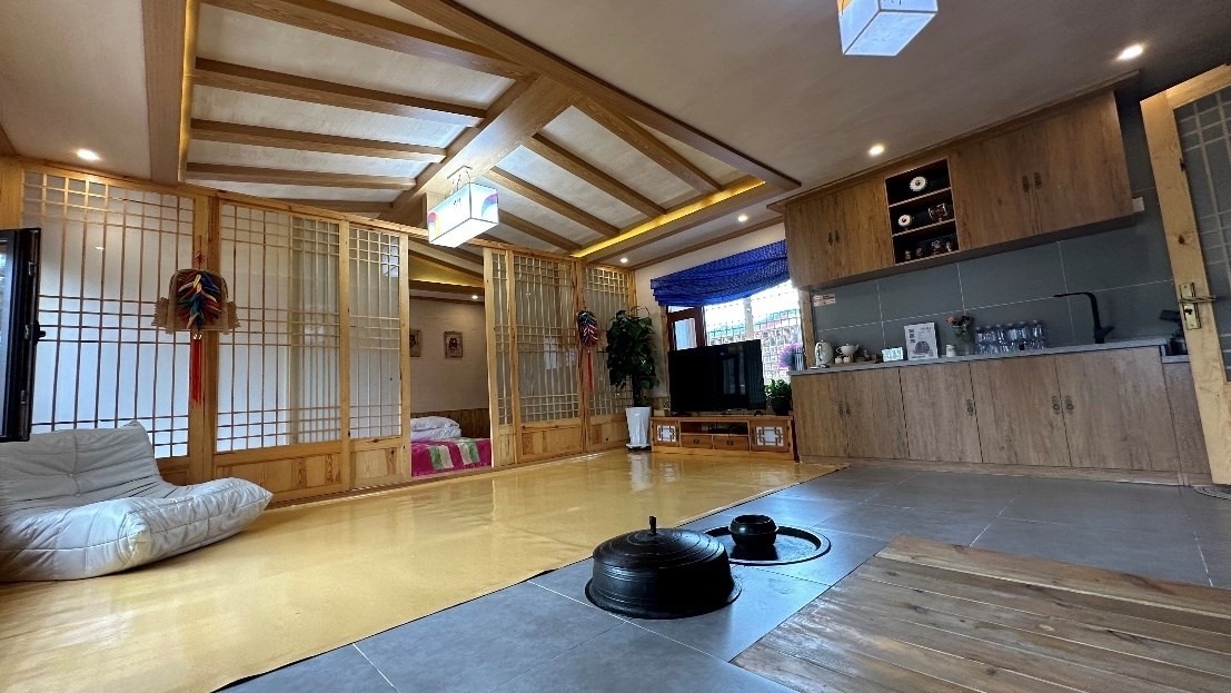 具有朝鮮族特色的民宿。人民網(wǎng)記者 金洪花 攝