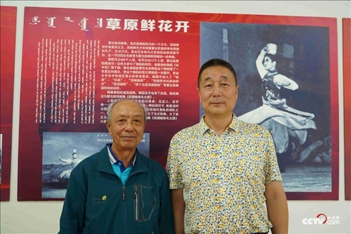 ?。▽O普〔左〕與吳恩〔右〕 央視網(wǎng)記者隋佳桐 攝）