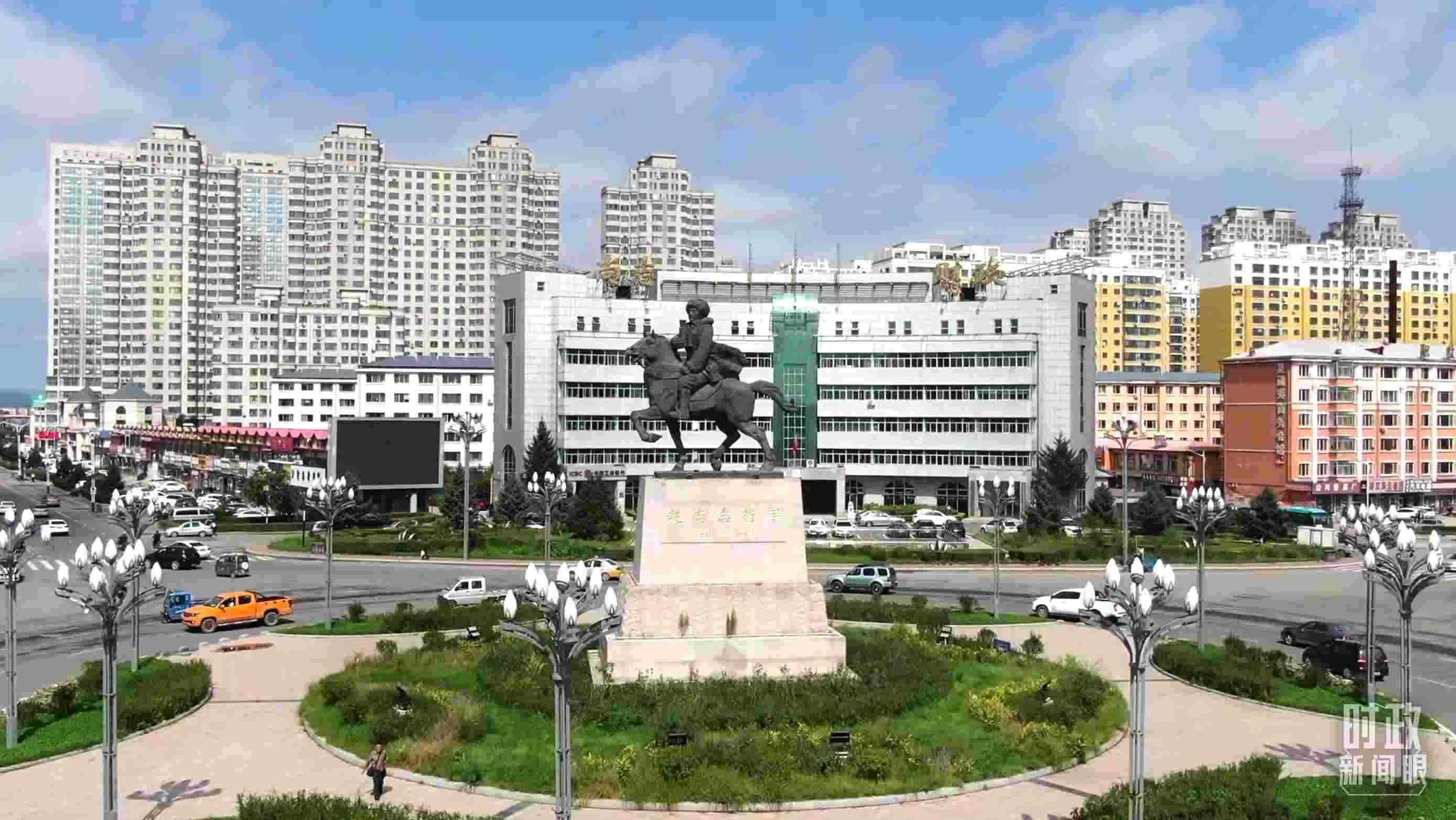 △哈爾濱市尚志市航拍。（總臺央視記者張耿生拍攝）