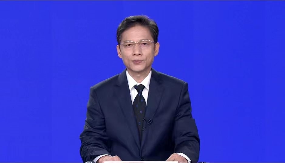 劉昆致辭。中國駐東盟使團供圖