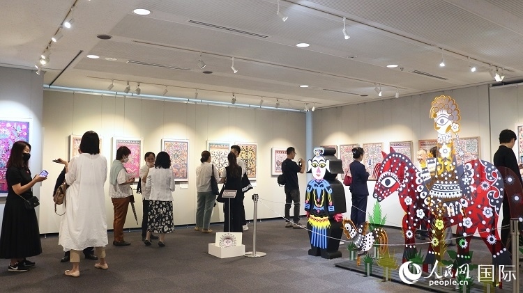 到場民眾觀看展覽。人民網(wǎng) 許可攝