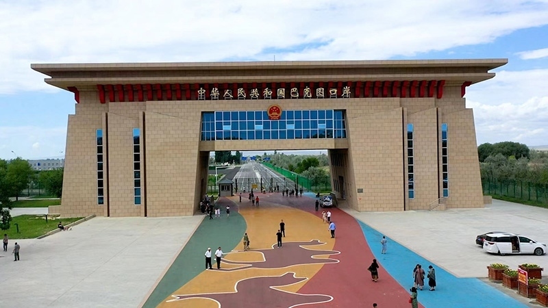 圖為塔城巴克圖口岸。塔城融媒體中心 張亭宇攝