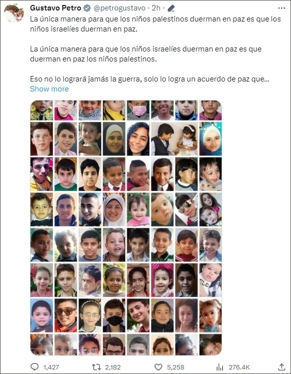 巴以爆發(fā)新沖突后，他再指西方“雙標(biāo)”