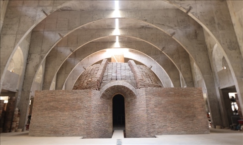 ↑ 景德鎮(zhèn)一處柴窯。（2020年7月13日攝）