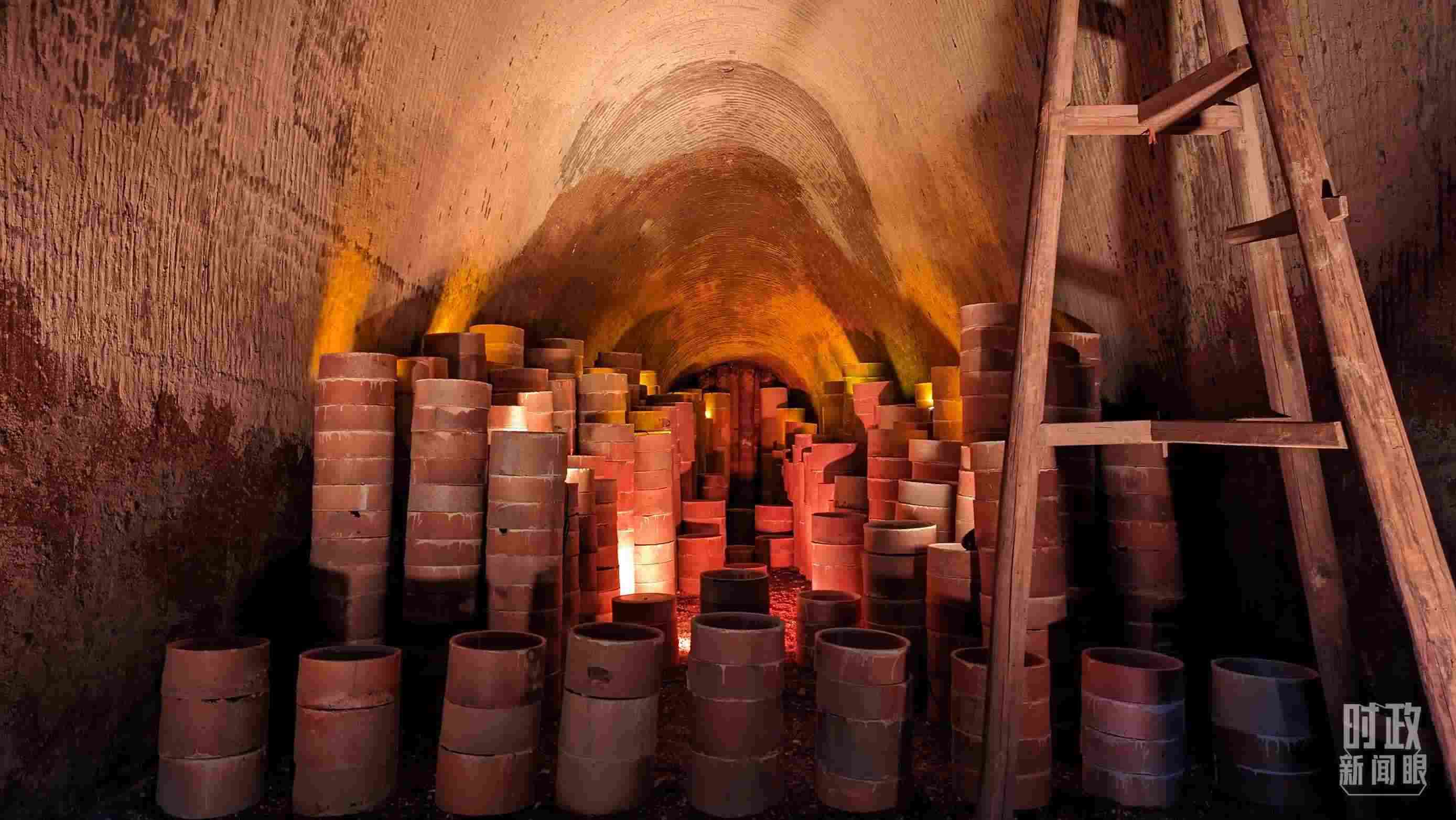 △當(dāng)?shù)噩F(xiàn)存最大的柴窯——徐家窯。（總臺(tái)央視記者朱超拍攝）