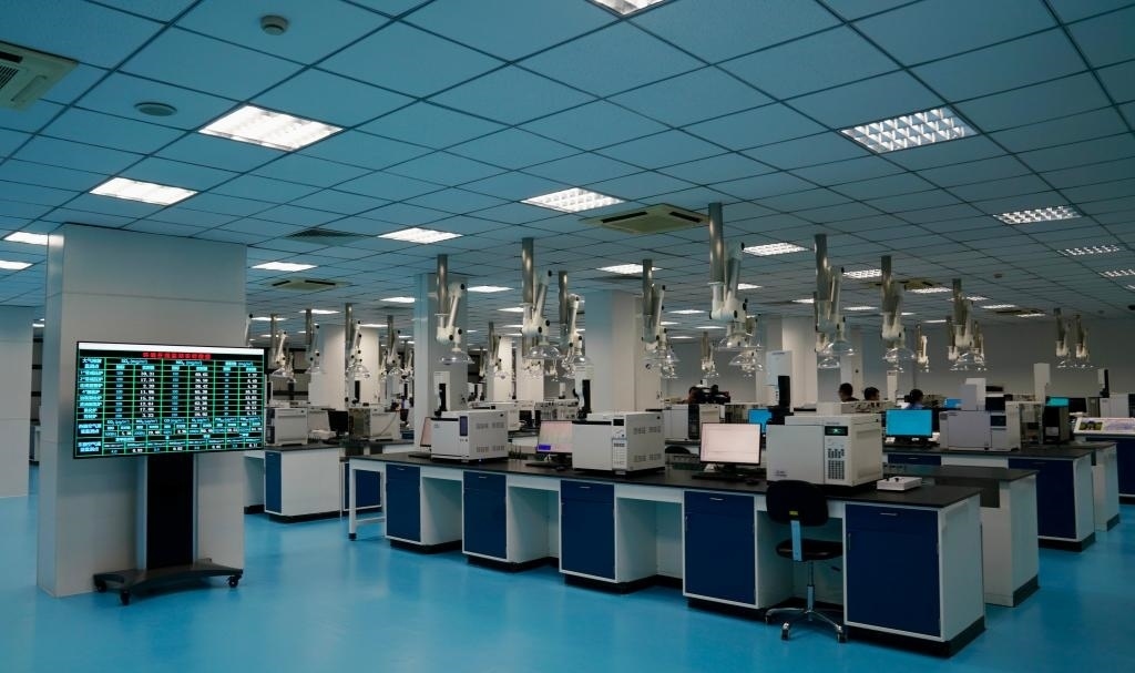 近日拍攝的公司檢驗計量中心。新華社記者 胡晨歡 攝