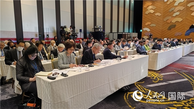 “一帶一路”倡議十周年國(guó)際研討會(huì)現(xiàn)場(chǎng)。人民網(wǎng) 蔣曉辰攝