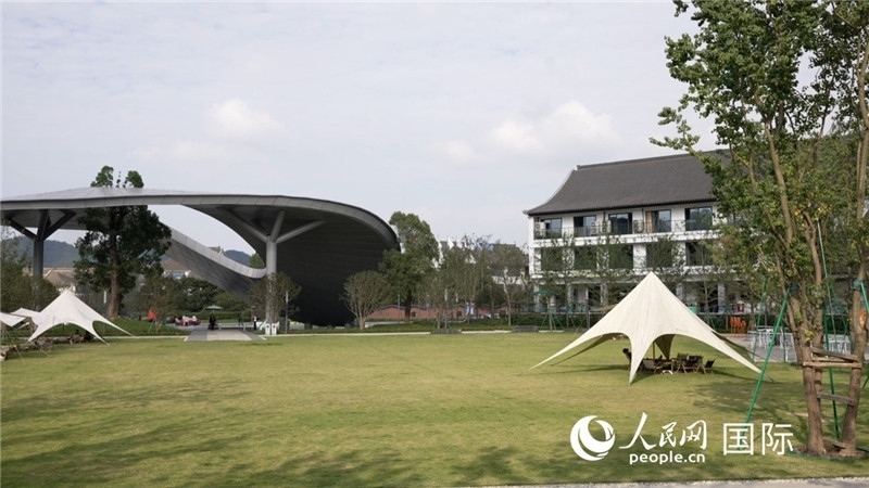 安吉露營(yíng)地。人民網(wǎng) 彭昱凱攝