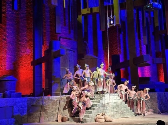 《天釀》演出場景。本報記者劉書文攝