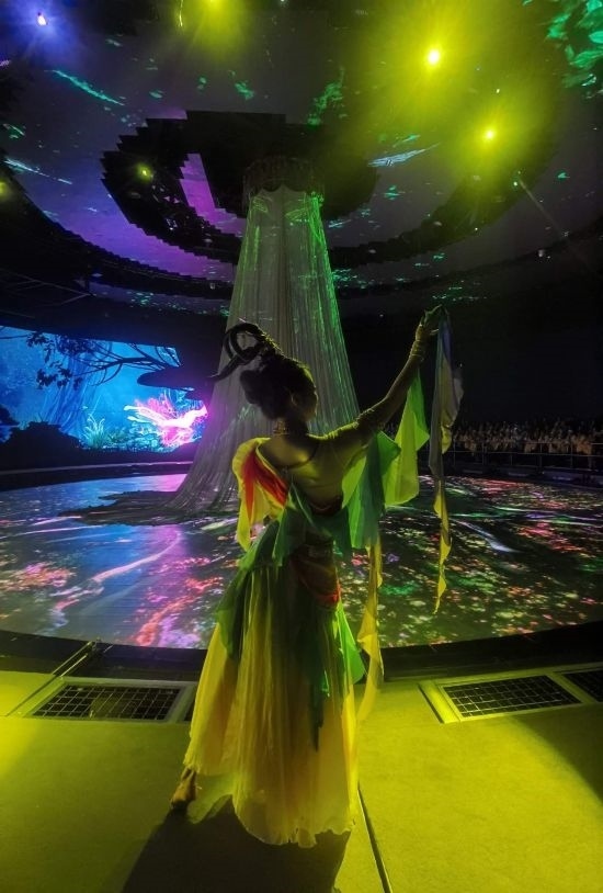 《天釀》演出場景。本報記者常雯宜攝