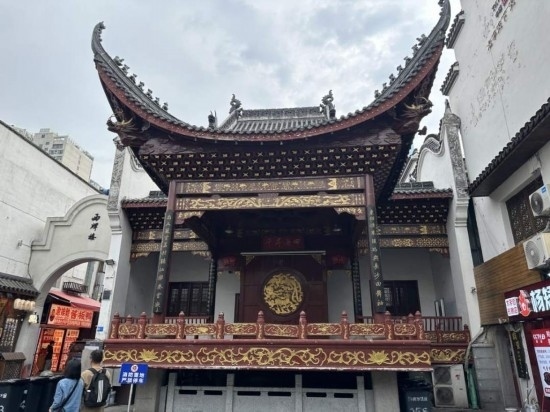 10月25日，長沙太平老街一角。（本報記者 劉書文攝）