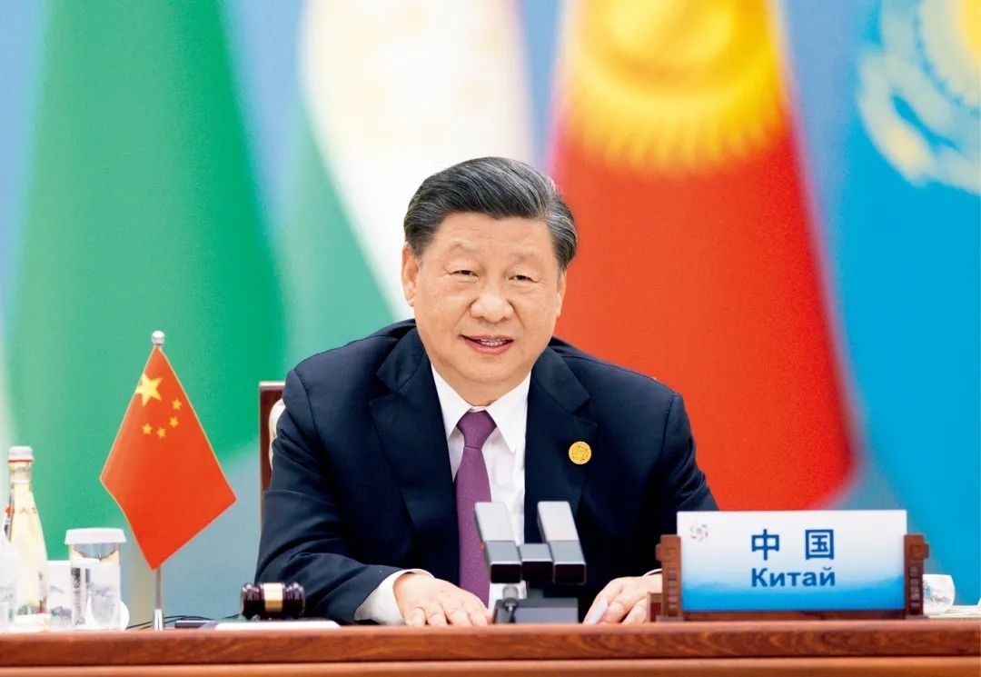 2023年5月19日上午，國家主席習(xí)近平在陜西省西安市主持首屆中國—中亞峰會并發(fā)表題為《攜手建設(shè)守望相助、共同發(fā)展、普遍安全、世代友好的中國—中亞命運(yùn)共同體》的主旨講話。圖/ 新華社記者 黃敬文 攝