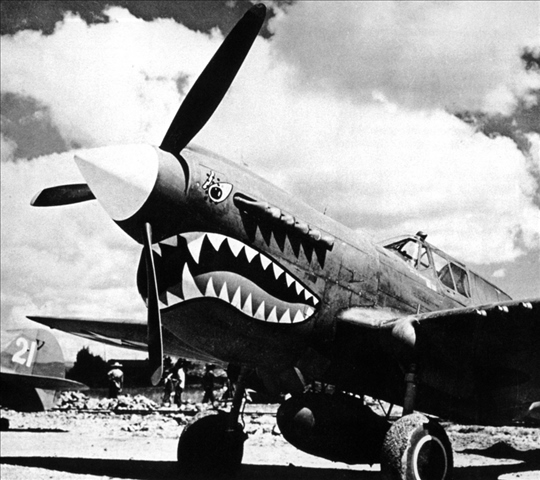 陳納德組織的美國志愿航空隊(duì)“飛虎隊(duì)”駐扎在芷江機(jī)場（資料照片）。新華社發(fā)