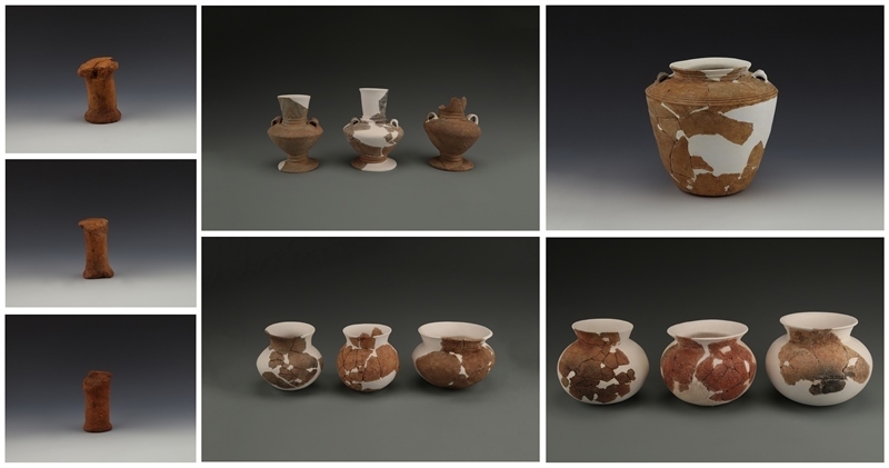龜山遺址出土陶器。國家文物局供圖