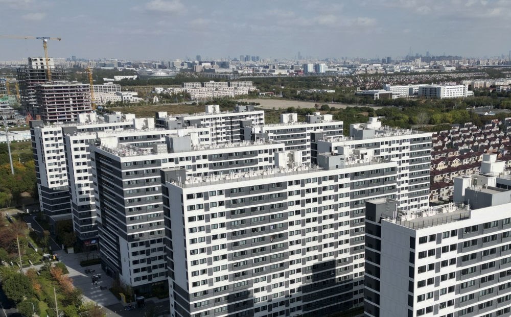 社區(qū)外景（無(wú)人機(jī)照片）。