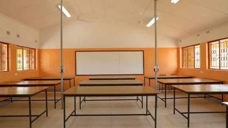 寬敞明亮的教室。主辦方供圖