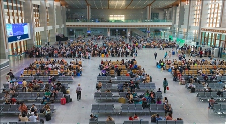 大量旅客乘坐中老鐵路出行。主辦方供圖