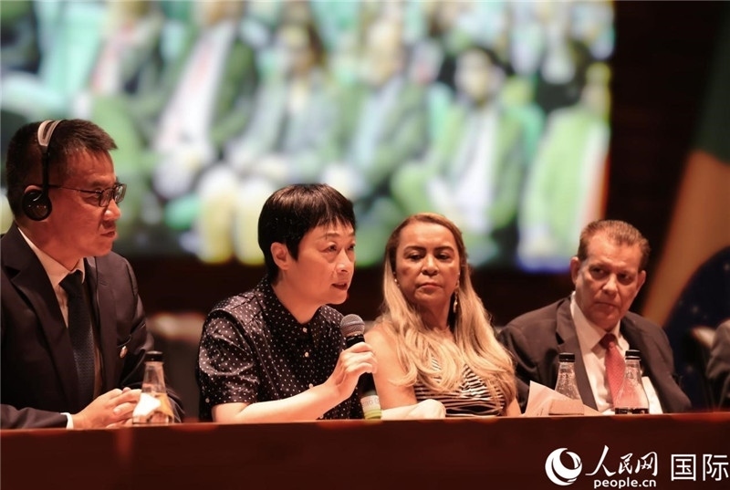 田敏出席論壇開幕式并致辭。人民網(wǎng)記者 時元皓攝