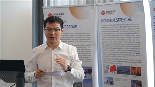 龍源公司代表發(fā)言致辭。 人民網(wǎng) 張茜攝