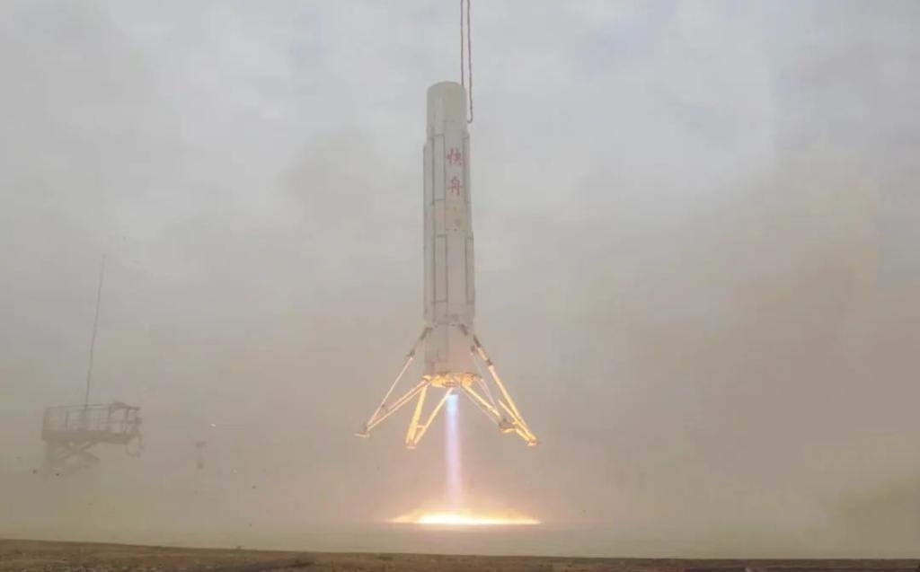 圖為垂直起降試驗。（中國航天科工集團供圖）