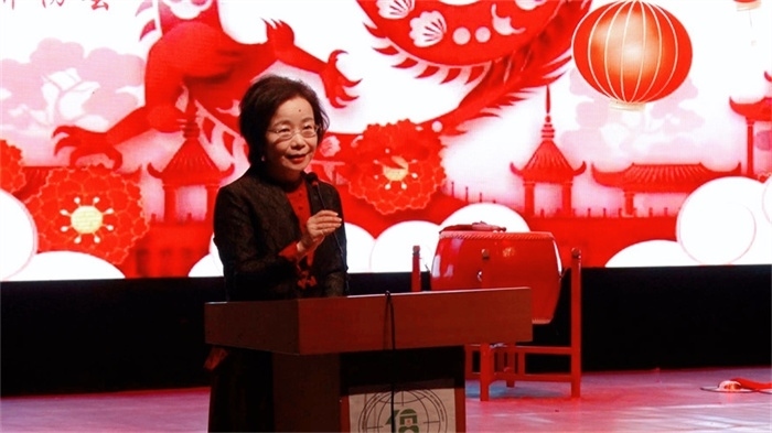 沈敏娟致辭。駐蒙古使館供圖