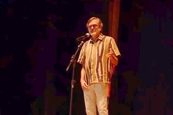 累西腓市政府代表、文化局長梅洛在活動中致辭。中國駐累西腓總領(lǐng)館供圖