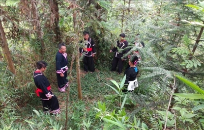 “瑤老”人民調(diào)解員翻山越嶺開(kāi)展現(xiàn)場(chǎng)調(diào)解。