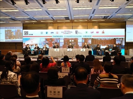 2023香港法律周，粵港澳三地聯(lián)合模擬庭審民商事案例，交流互鑒法律程序等問(wèn)題。