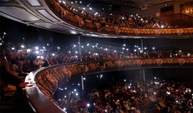 2024年“四海同春”慰僑訪演團(tuán)亞太團(tuán)新西蘭惠靈頓演出現(xiàn)場。圖片由陸欣讌、孟韜、葉勇提供