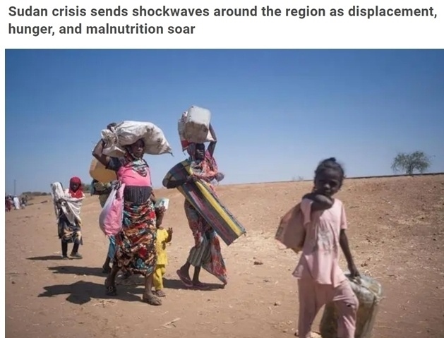 糧食危機(jī)、營養(yǎng)不良、霍亂 蘇丹人道主義危機(jī)嚴(yán)重