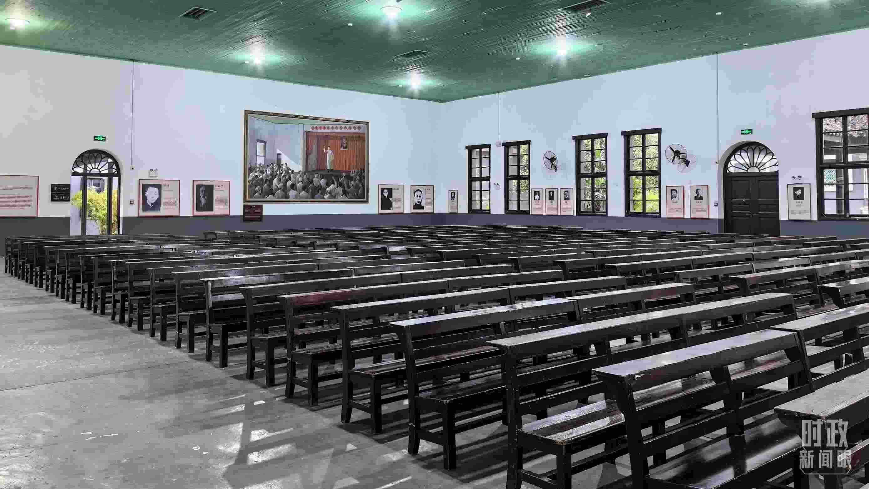 △湖南第一師范學(xué)院（城南書(shū)院校區(qū)）大禮堂。（總臺(tái)央視記者趙化拍攝）