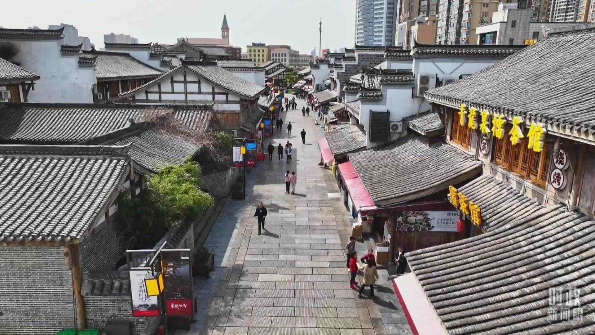 △常德河街。（總臺記者姚鵬、溫盛強拍攝）