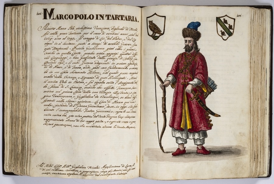 “馬可·波羅的世界”展覽的部分展品。威尼斯市立博物館基金會(huì)供圖