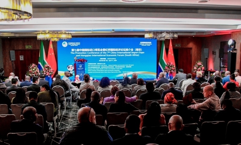 現(xiàn)場照片。（圖片來源：中國國際進口博覽會官微）