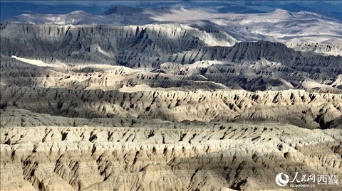 西藏阿里地區(qū)札達(dá)土林國(guó)家地質(zhì)公園。人民網(wǎng)記者 次仁羅布攝