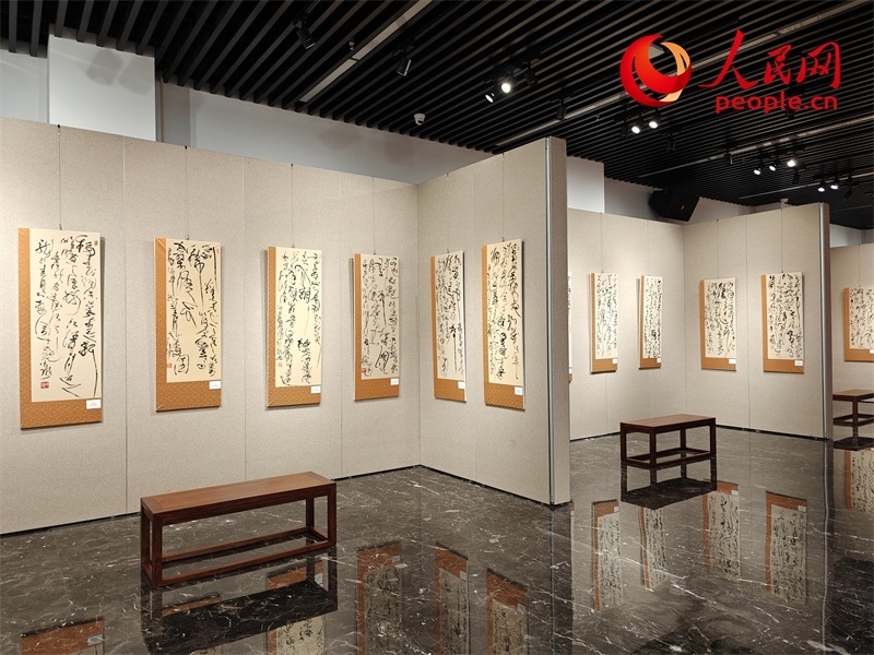 展廳現(xiàn)場(chǎng)。人民網(wǎng)記者 韋衍行攝