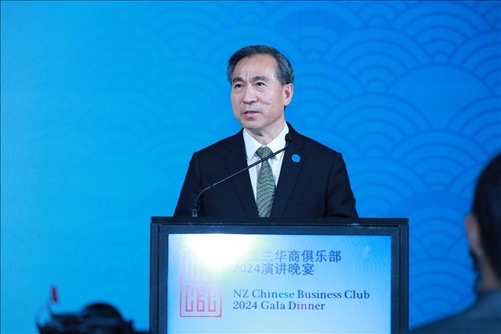 中國貿(mào)促會(huì)任鴻斌會(huì)長。主辦方供圖