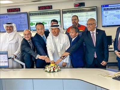 圖為燃機點火儀式，主辦方供圖