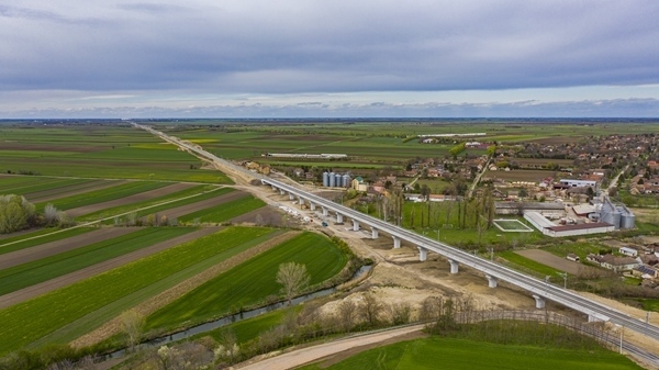 匈塞鐵路塞爾維亞境內(nèi)。中國鐵路國際有限公司供圖