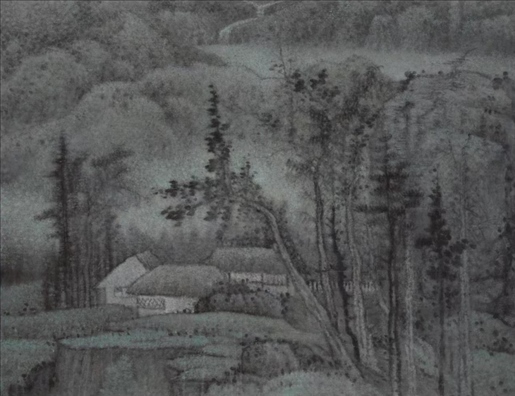 王秦生畫作《晨寂》。主辦方供圖