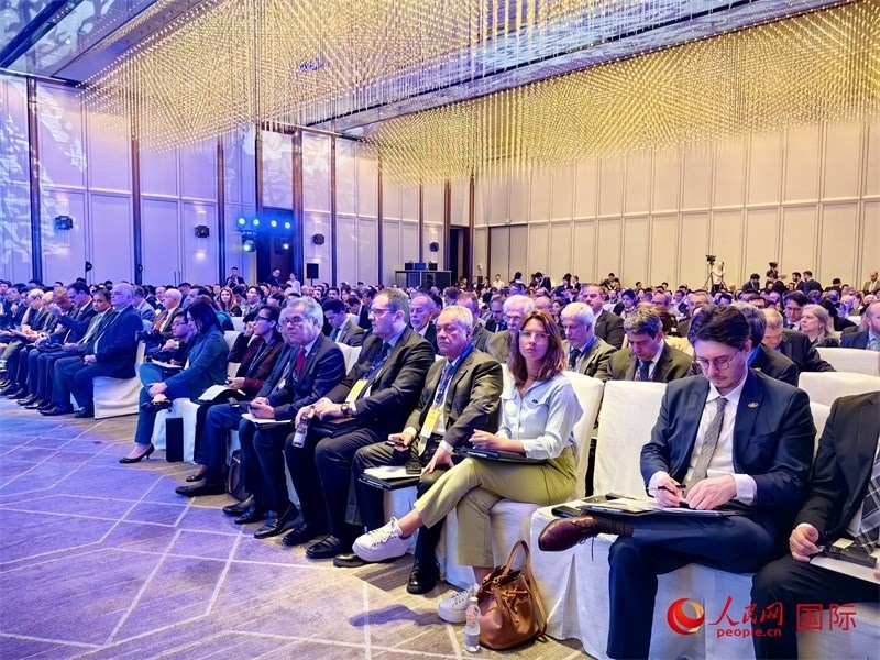中國—巴西商業(yè)研討會現(xiàn)場。人民網(wǎng)記者 符園園攝